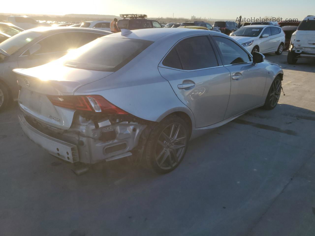 2016 Lexus Is 200t Silver vin: JTHBA1D21G5032135