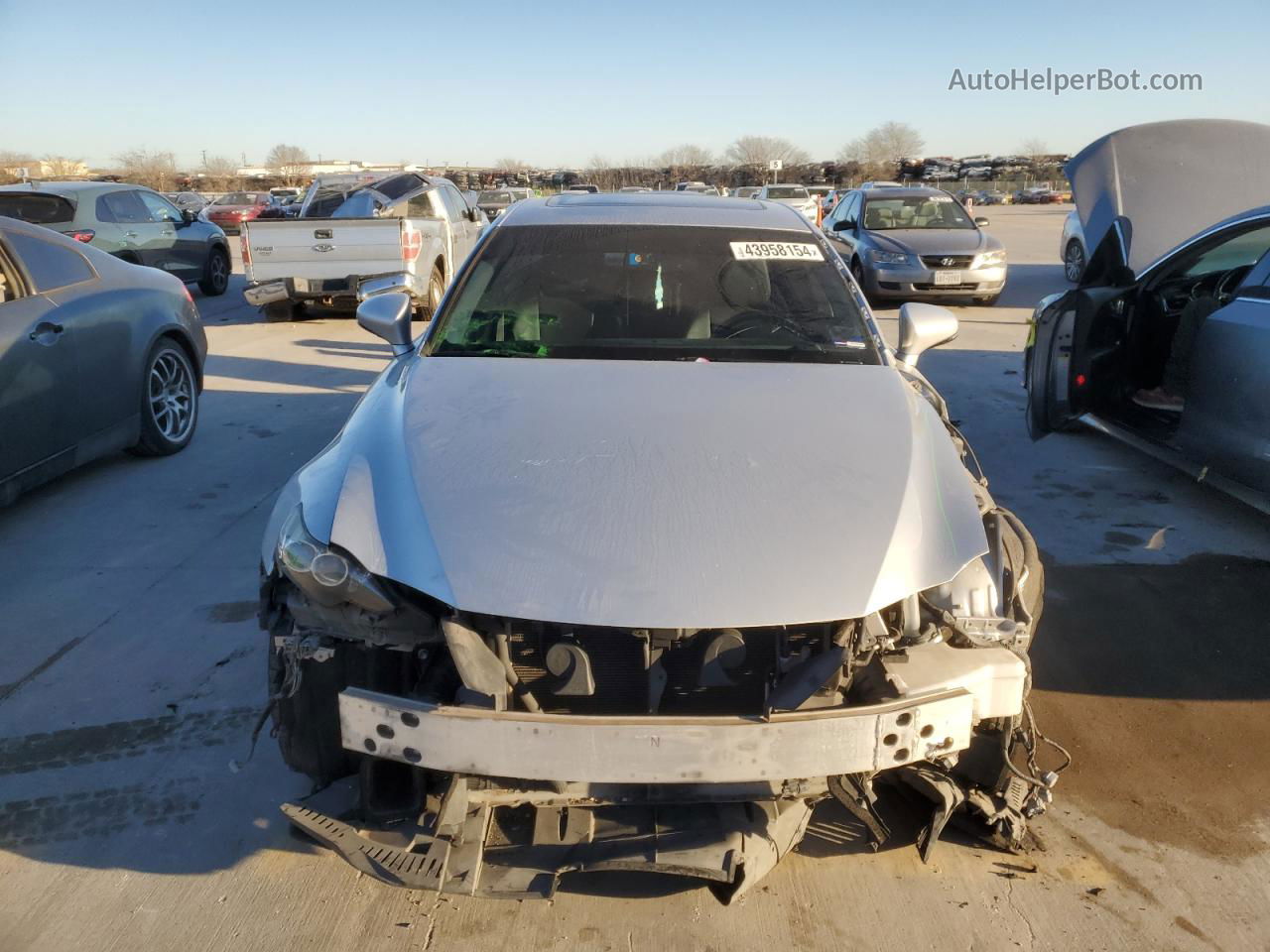 2016 Lexus Is 200t Silver vin: JTHBA1D21G5032135