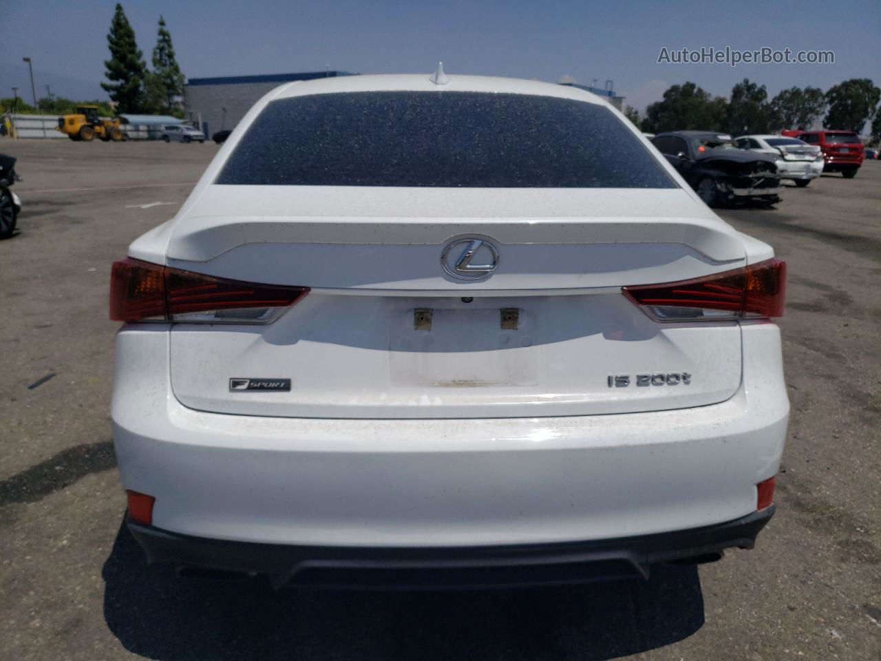 2016 Lexus Is 200t White vin: JTHBA1D21H5058297