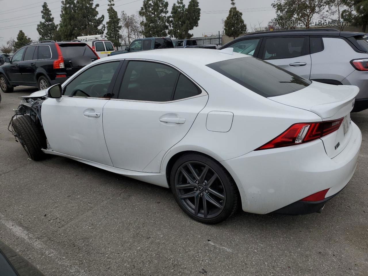 2016 Lexus Is 200t White vin: JTHBA1D22G5002271