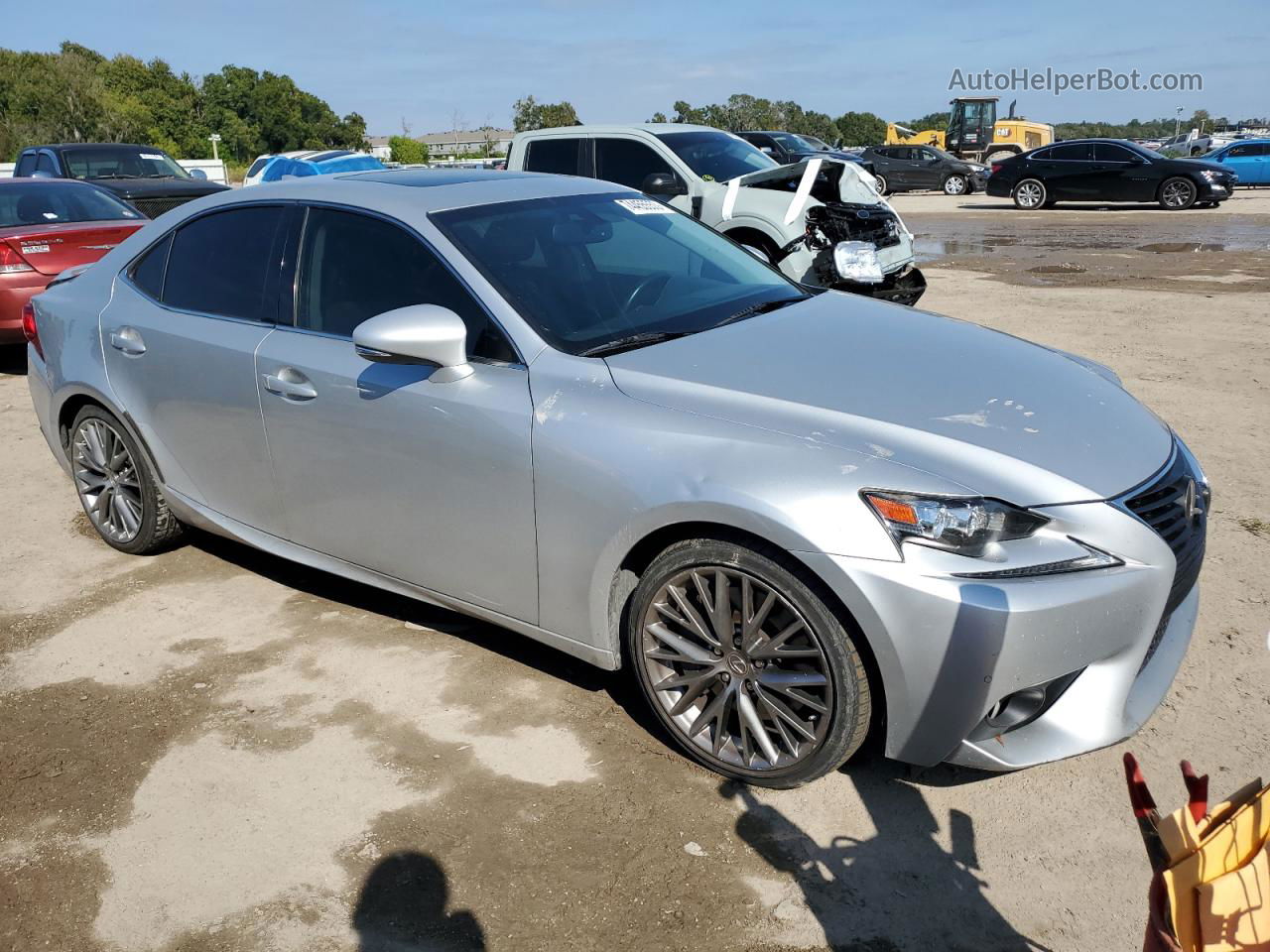 2016 Lexus Is 200t Silver vin: JTHBA1D22G5010239