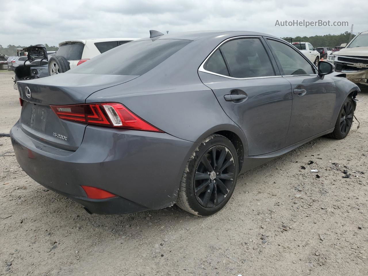 2016 Lexus Is 200t Gray vin: JTHBA1D22G5025551