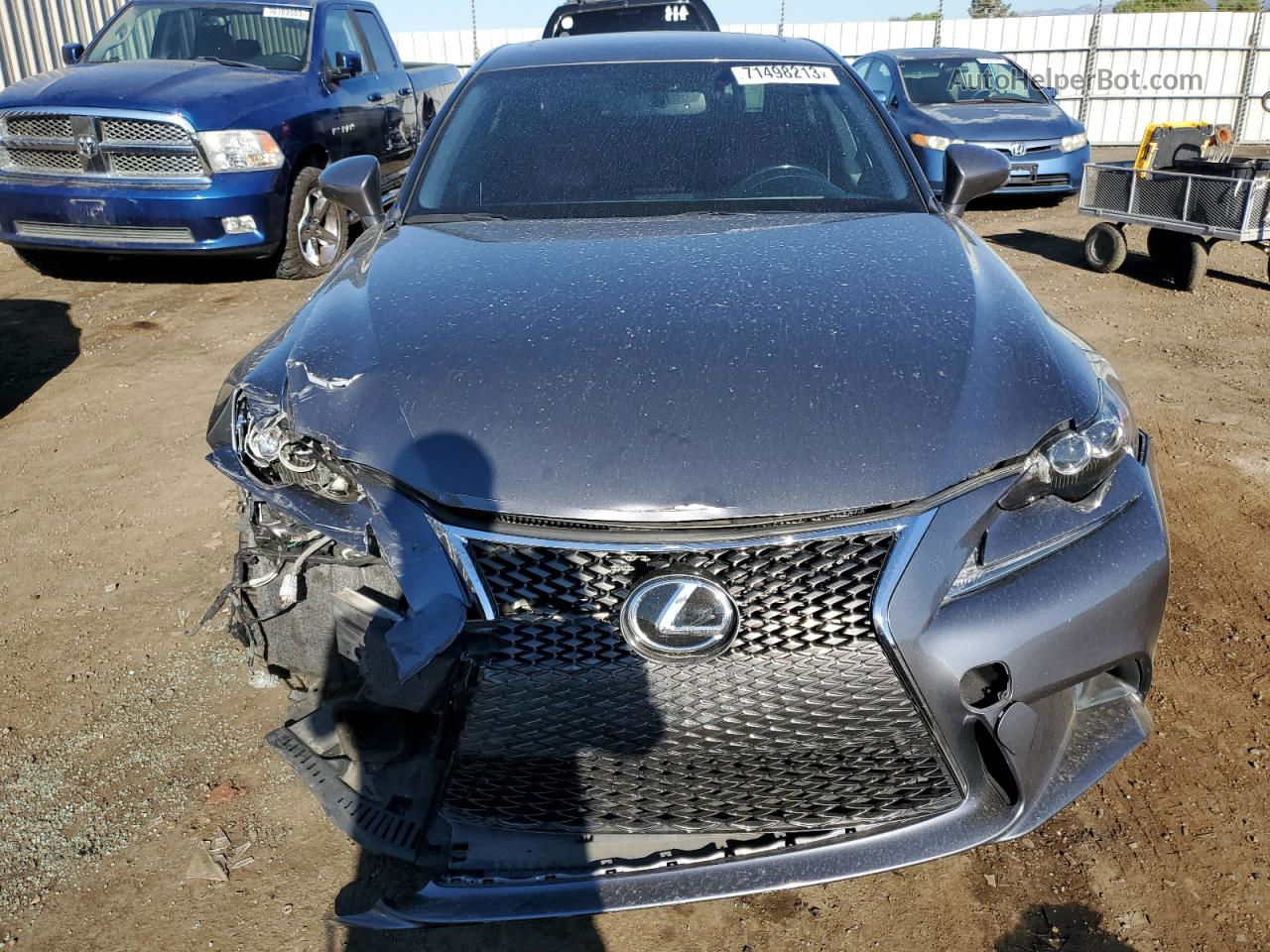 2016 Lexus Is 200t Charcoal vin: JTHBA1D24G5023851