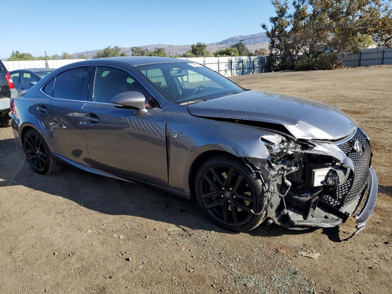 2016 Lexus Is 200t Charcoal vin: JTHBA1D24G5023851