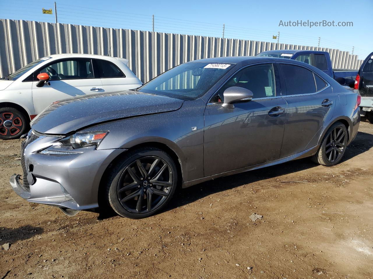 2016 Lexus Is 200t Charcoal vin: JTHBA1D24G5023851