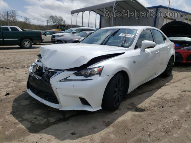 2016 Lexus Is 200t White vin: JTHBA1D25G5007156