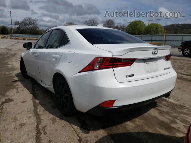 2016 Lexus Is 200t White vin: JTHBA1D25G5007156