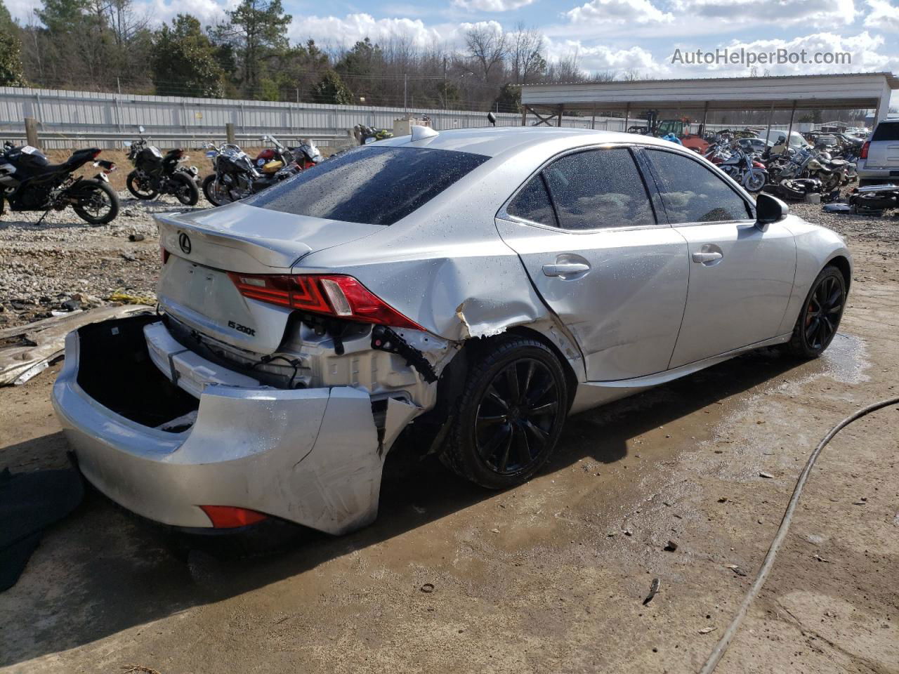 2016 Lexus Is 200t Silver vin: JTHBA1D25G5009277