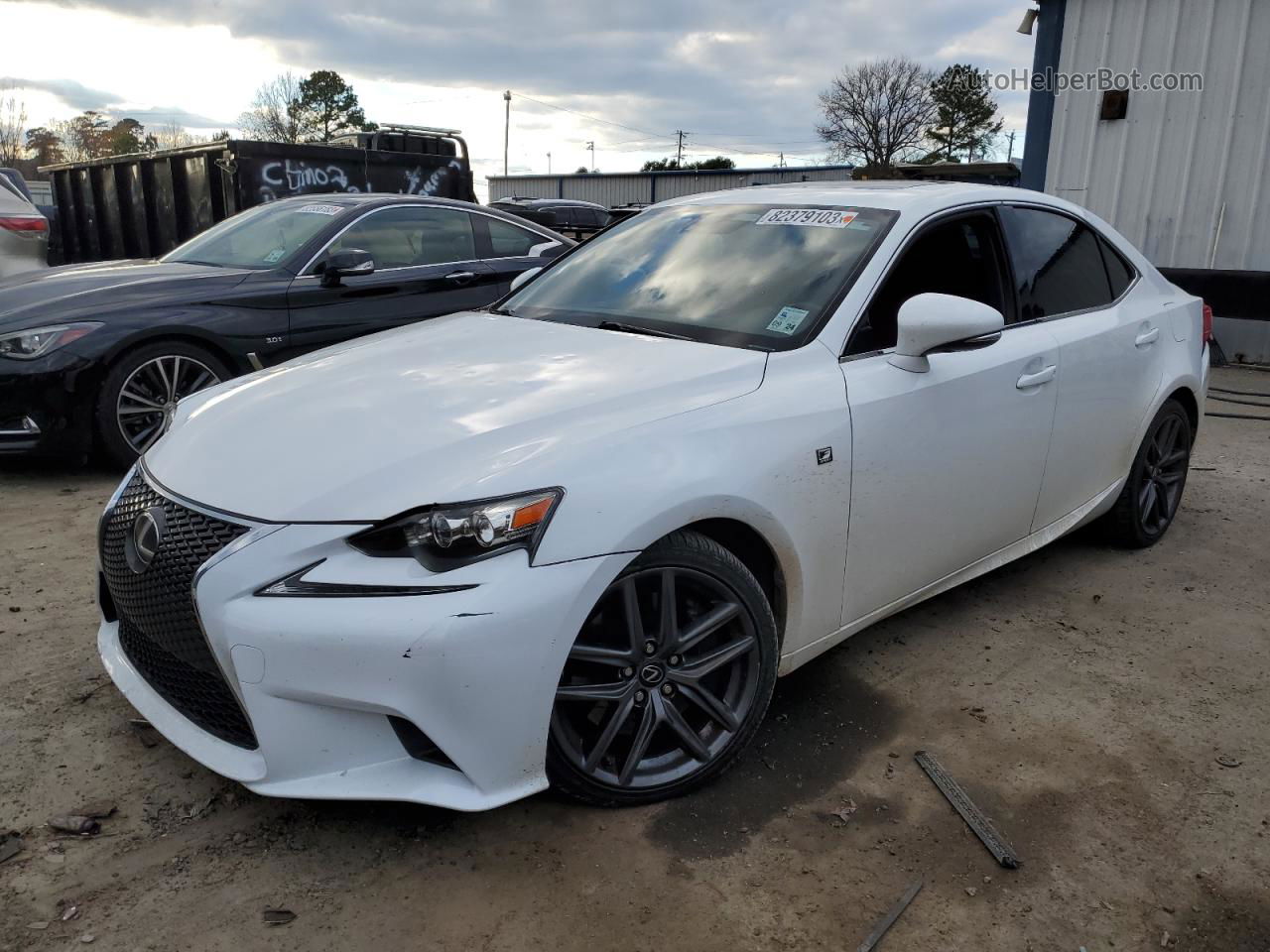 2016 Lexus Is 200t White vin: JTHBA1D25G5017993