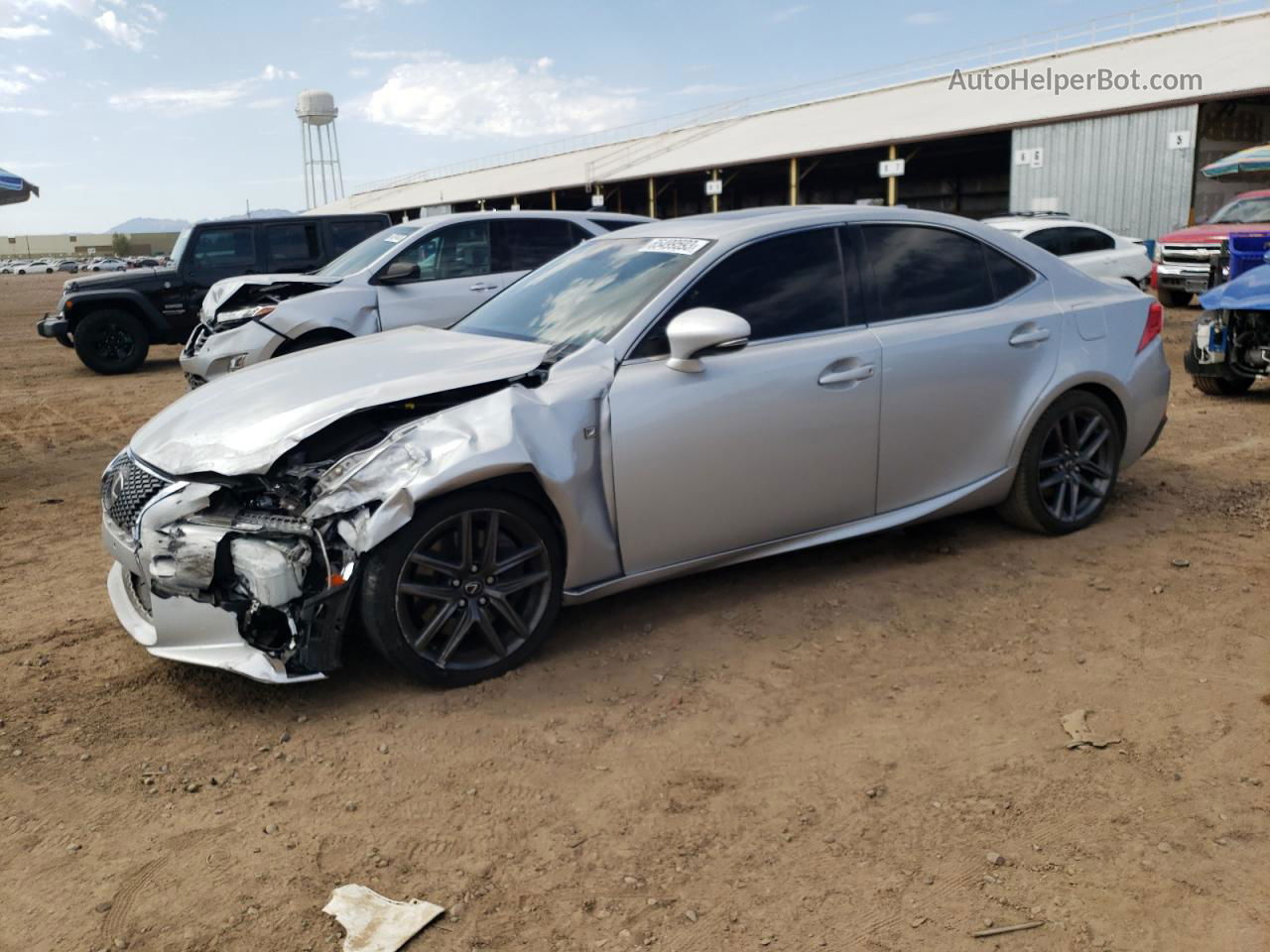 2016 Lexus Is 200t Silver vin: JTHBA1D25G5032400