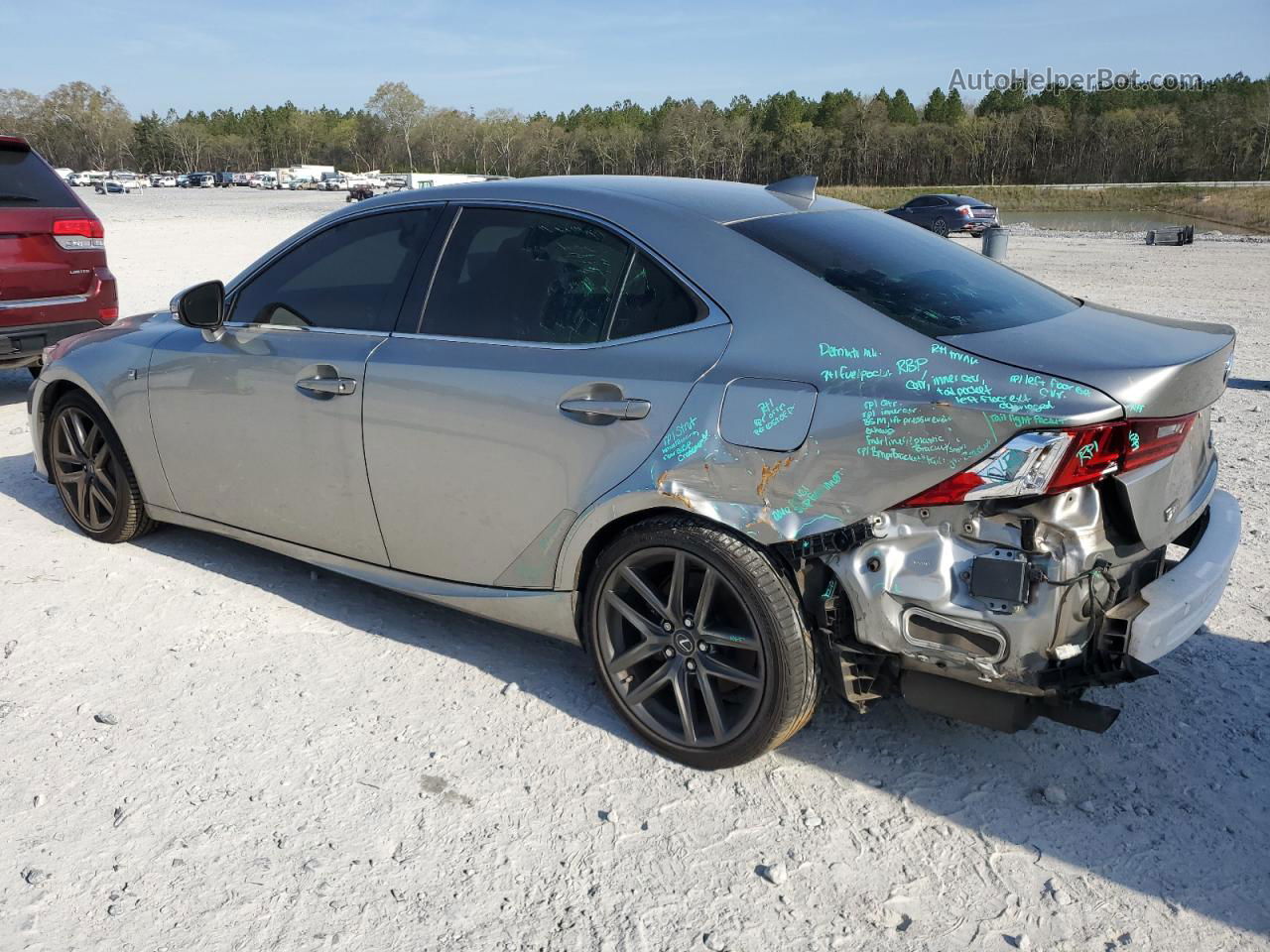 2016 Lexus Is 200t Silver vin: JTHBA1D25G5037967