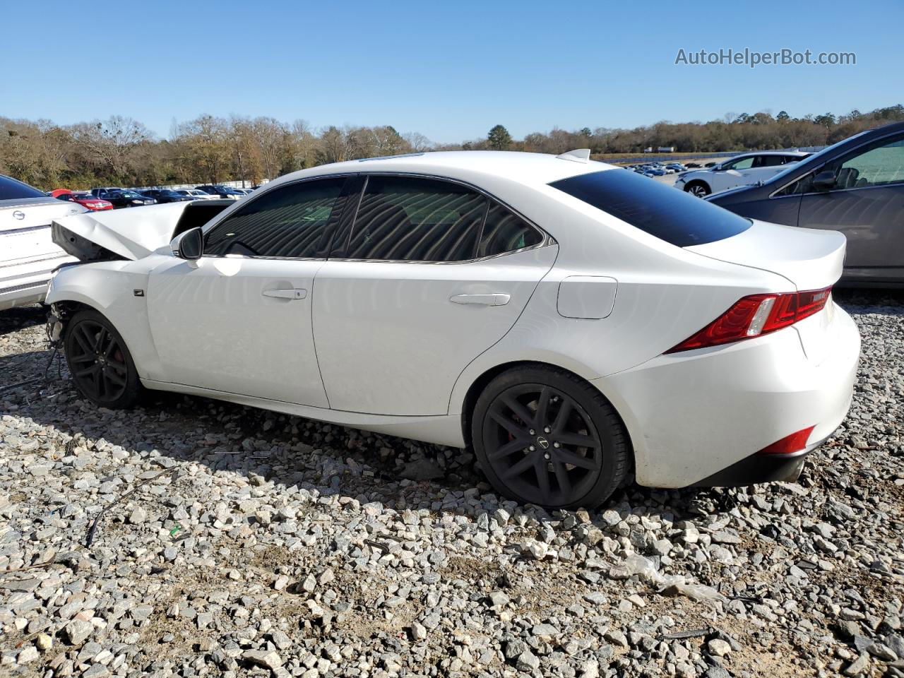 2016 Lexus Is 200t White vin: JTHBA1D26G5004024