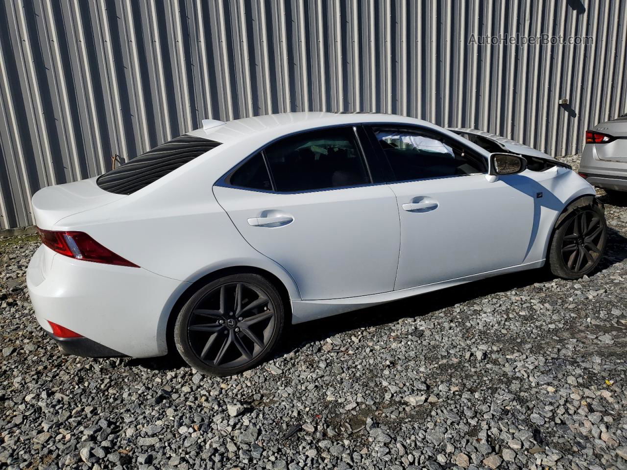 2016 Lexus Is 200t White vin: JTHBA1D26G5004024