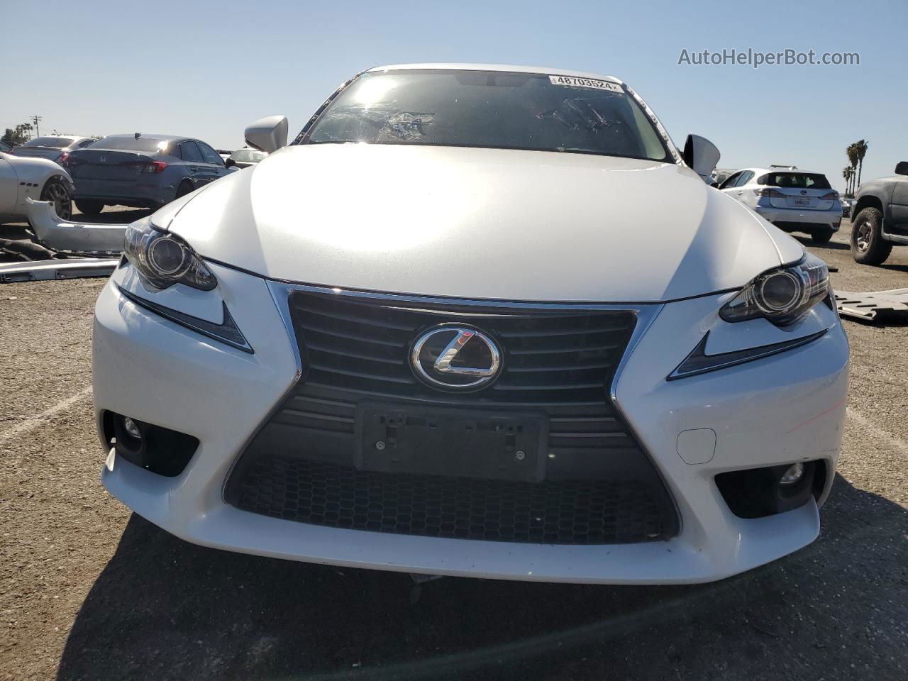 2016 Lexus Is 200t Белый vin: JTHBA1D26G5023446