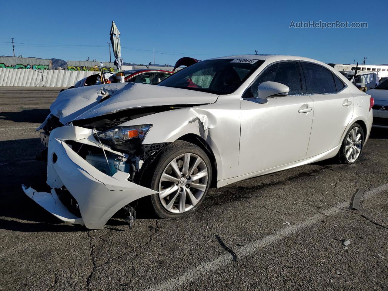 2016 Lexus Is 200t White vin: JTHBA1D26G5023513