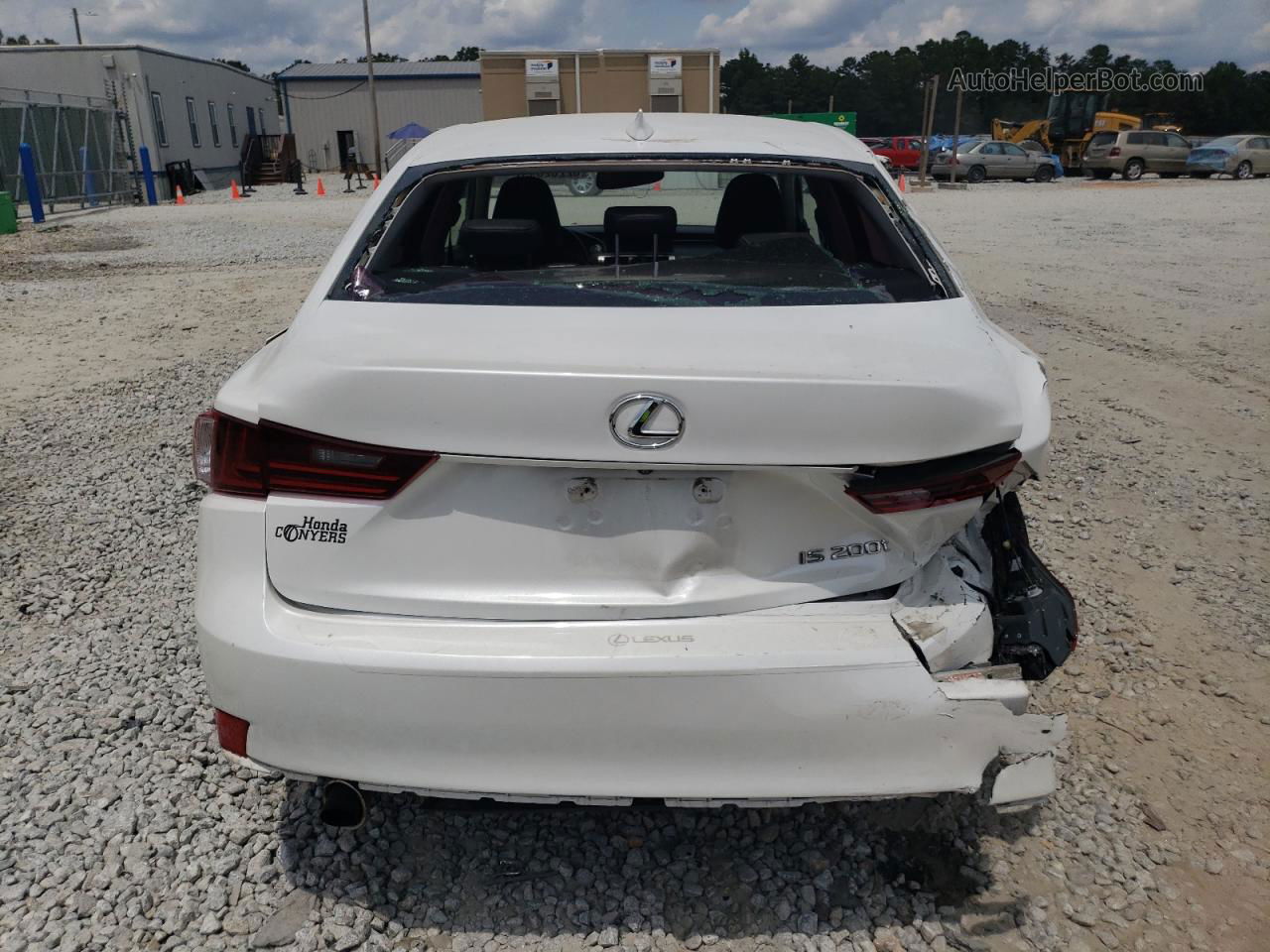 2016 Lexus Is 200t White vin: JTHBA1D26G5025133