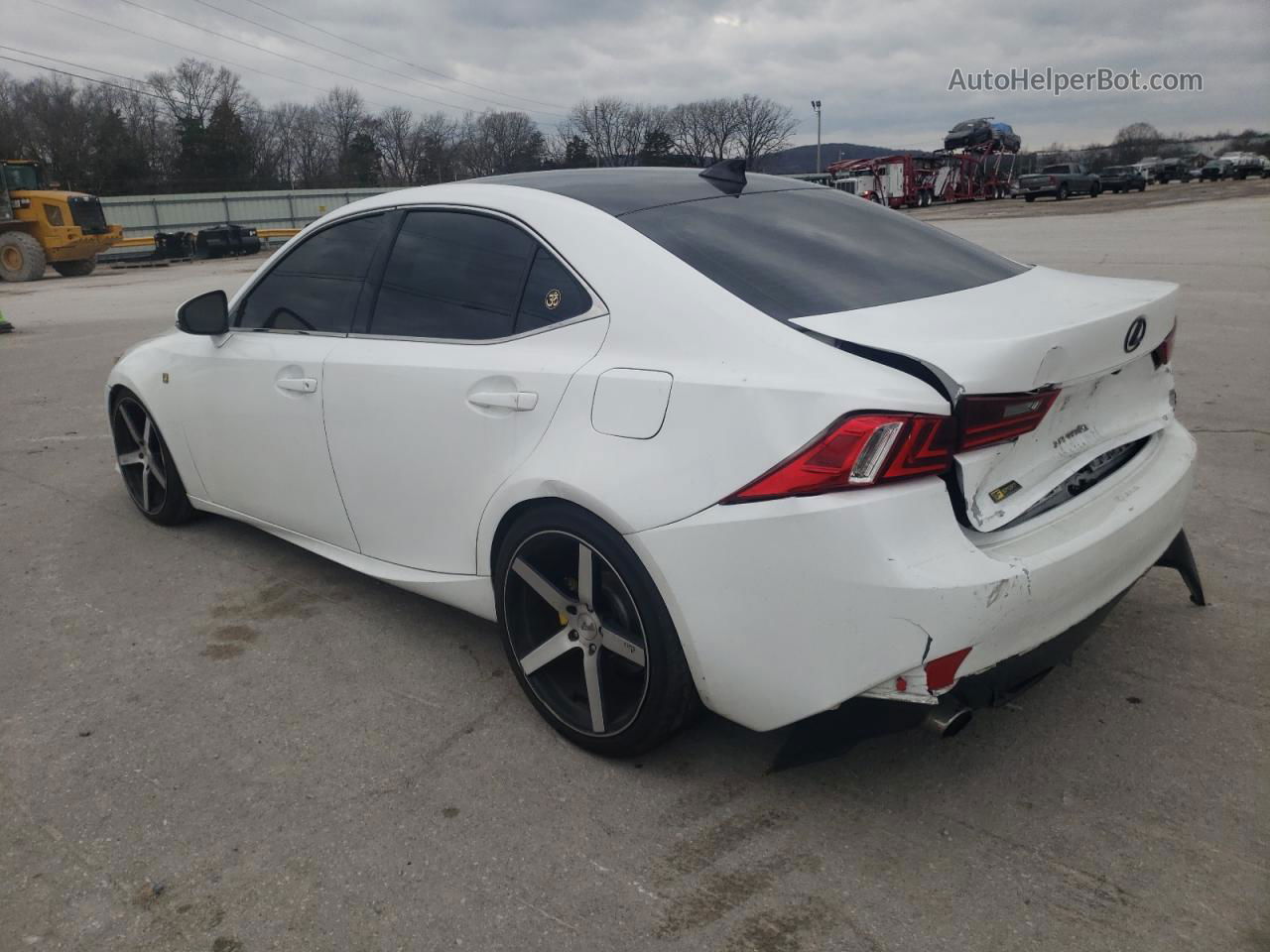 2016 Lexus Is 200t White vin: JTHBA1D27G5010270