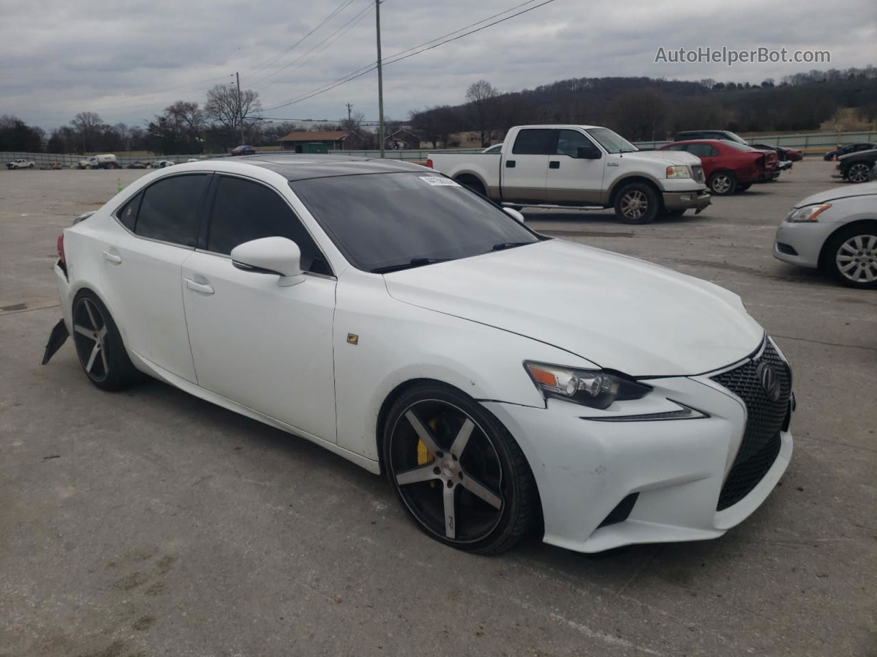 2016 Lexus Is 200t White vin: JTHBA1D27G5010270