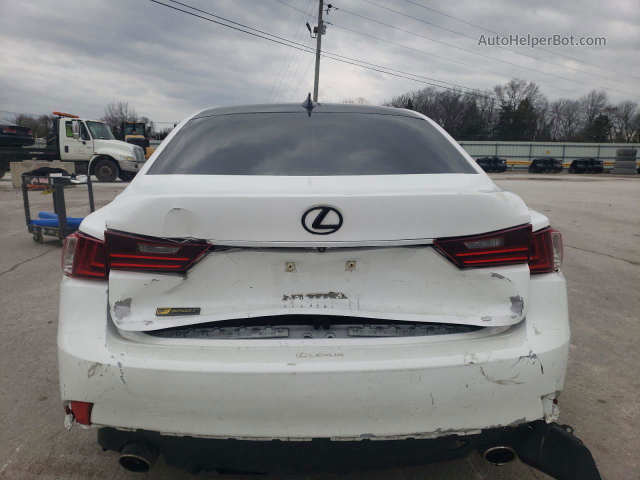 2016 Lexus Is 200t White vin: JTHBA1D27G5010270