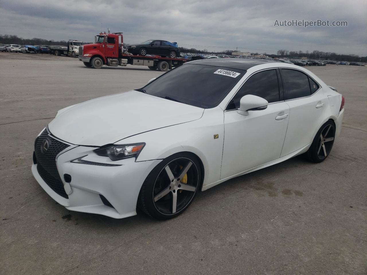 2016 Lexus Is 200t White vin: JTHBA1D27G5010270