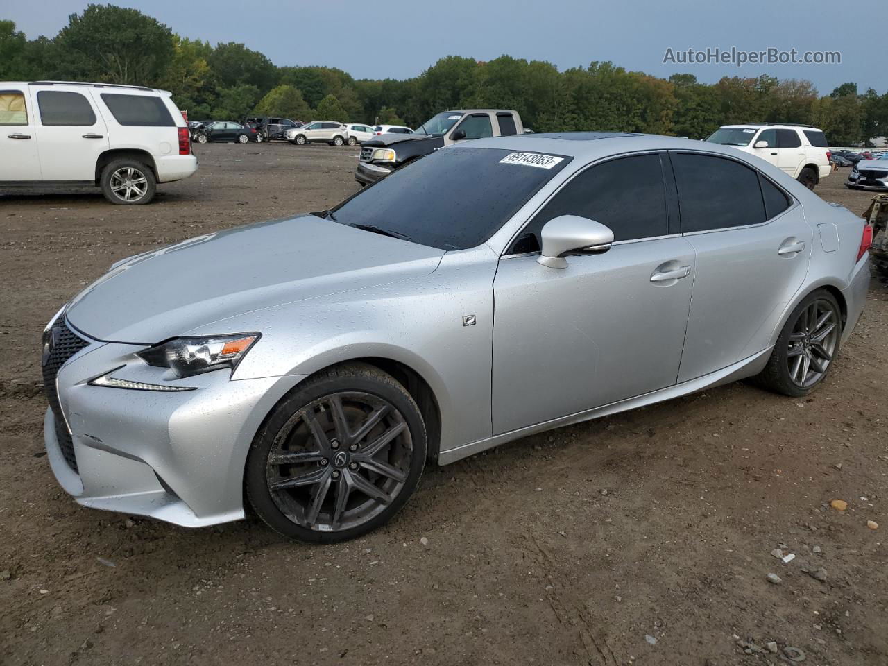 2016 Lexus Is 200t Silver vin: JTHBA1D27G5014108