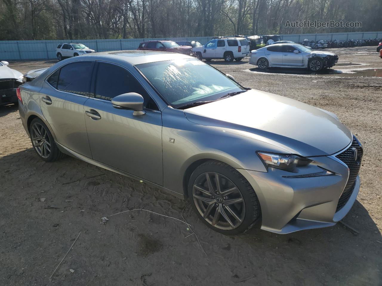 2016 Lexus Is 200t Silver vin: JTHBA1D27G5030552