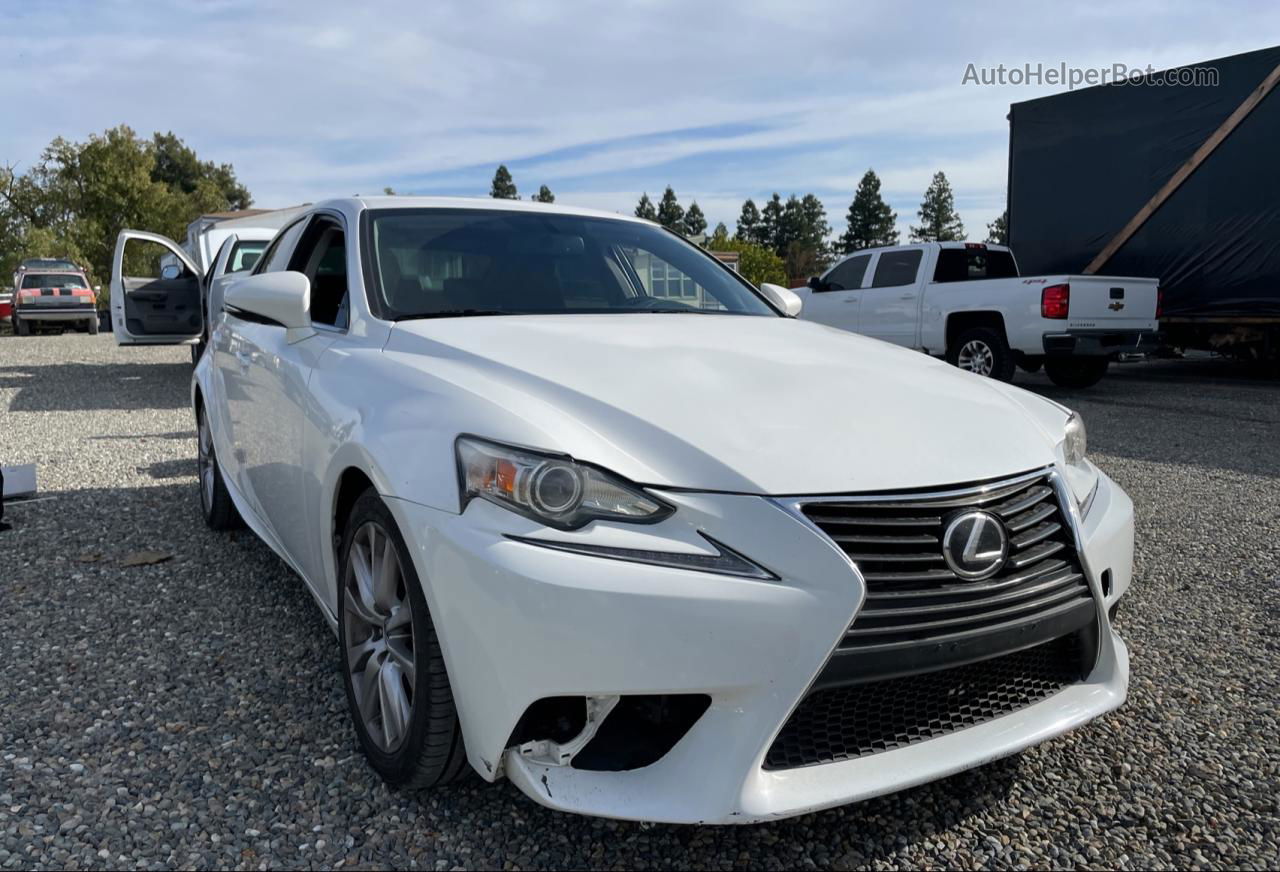 2016 Lexus Is 200t White vin: JTHBA1D27G5036089