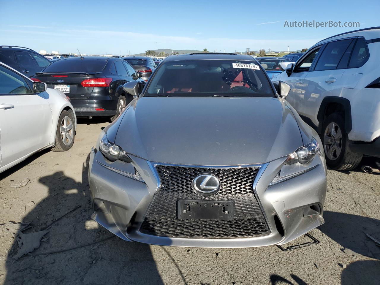 2016 Lexus Is 200t Gray vin: JTHBA1D27G5036254