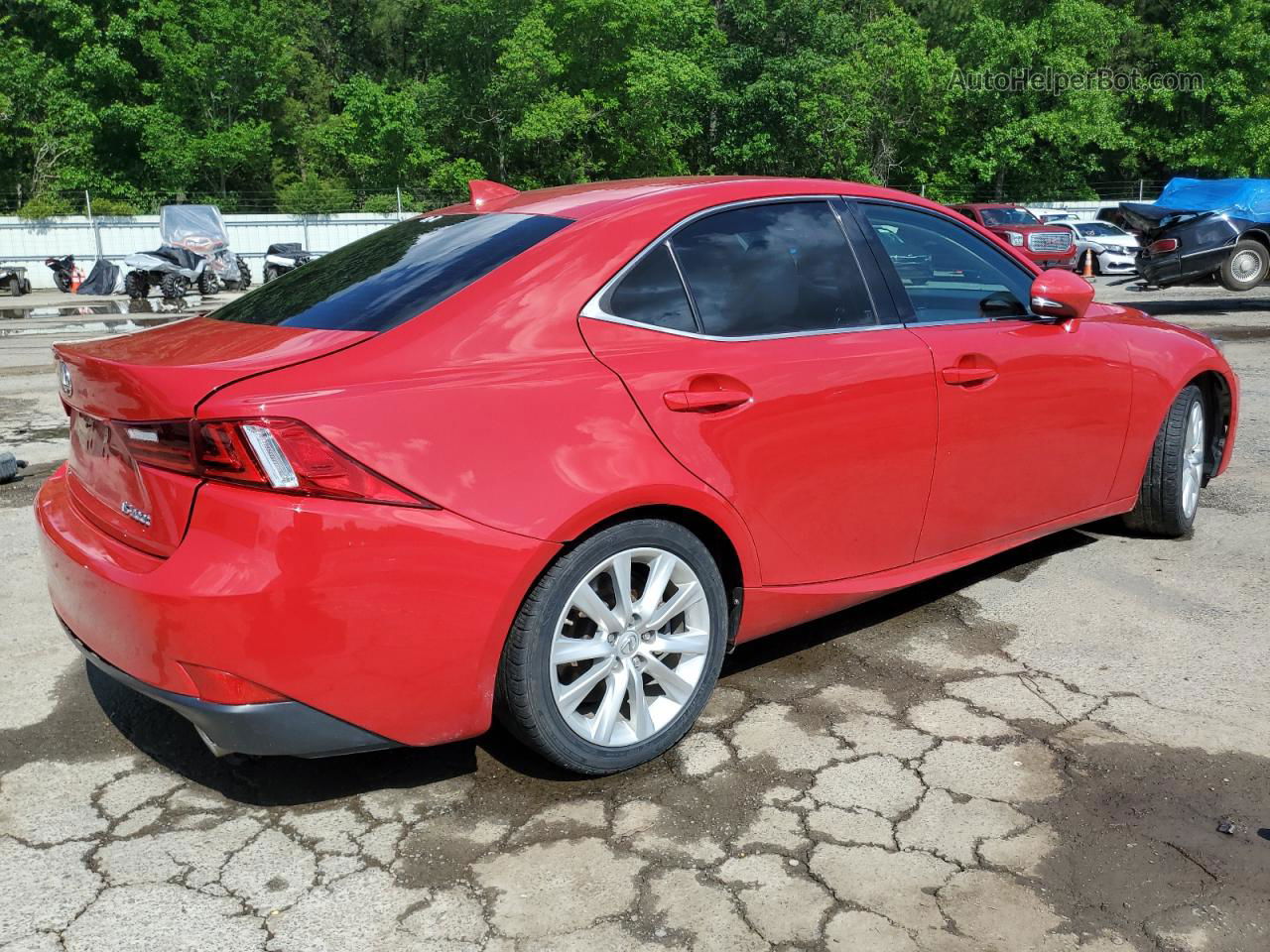 2016 Lexus Is 200t Red vin: JTHBA1D28G5023089