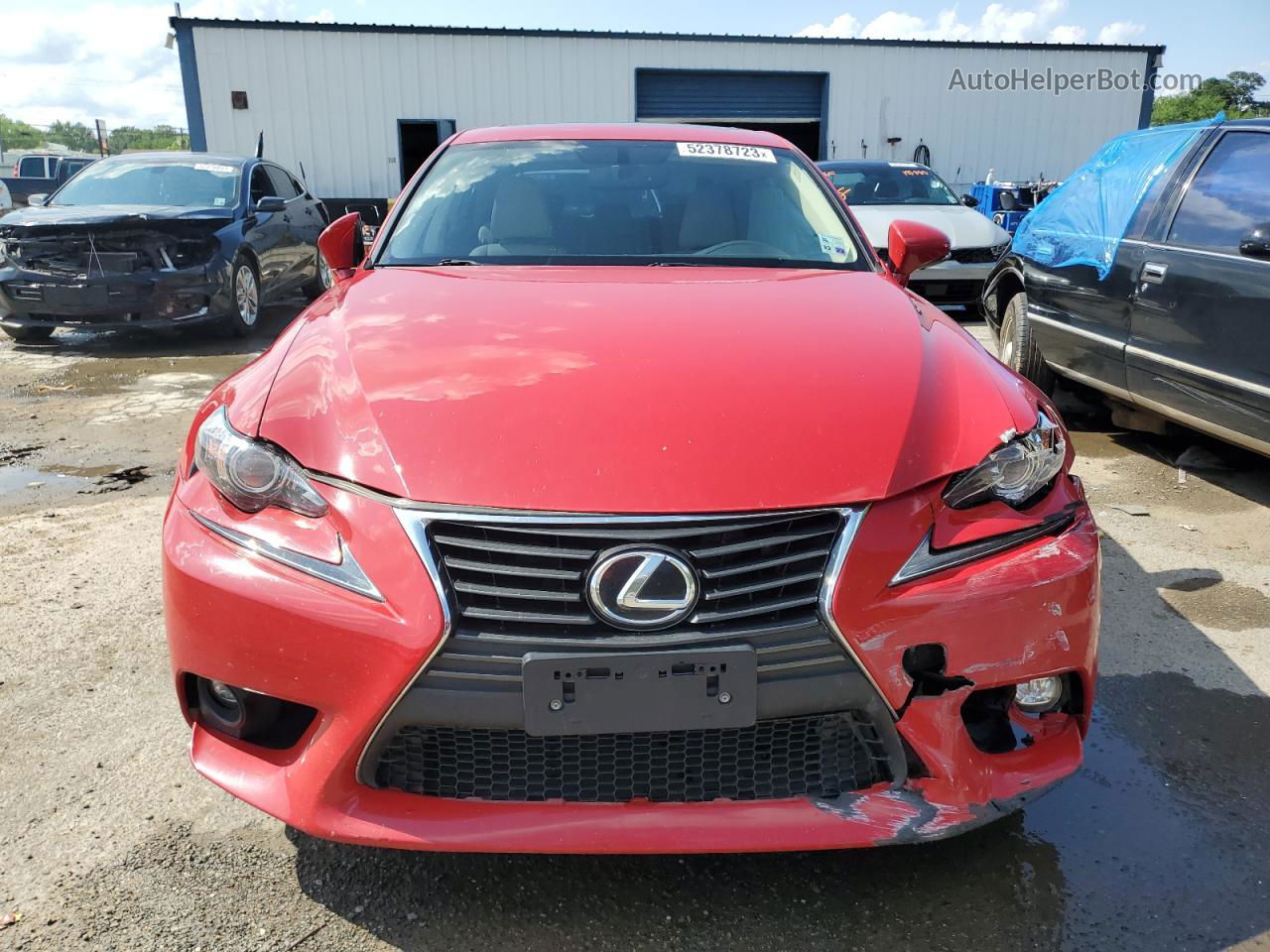 2016 Lexus Is 200t Red vin: JTHBA1D28G5023089