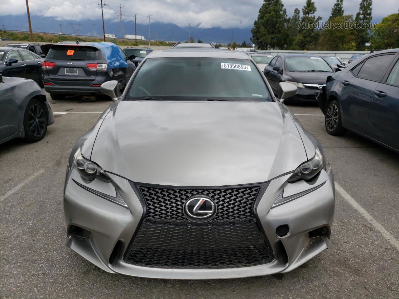 2016 Lexus Is 200t Silver vin: JTHBA1D28G5030270