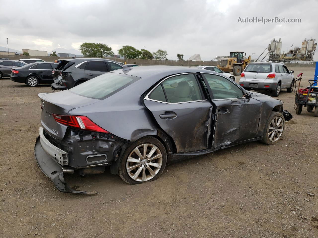 2016 Lexus Is 200t Серый vin: JTHBA1D29G5037969