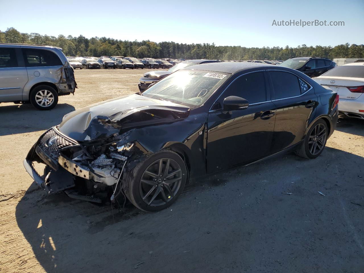 2016 Lexus Is 200t Black vin: JTHBA1D2XG5005810