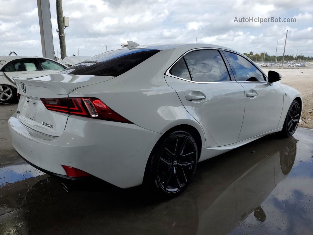 2016 Lexus Is 200t White vin: JTHBA1D2XG5032067