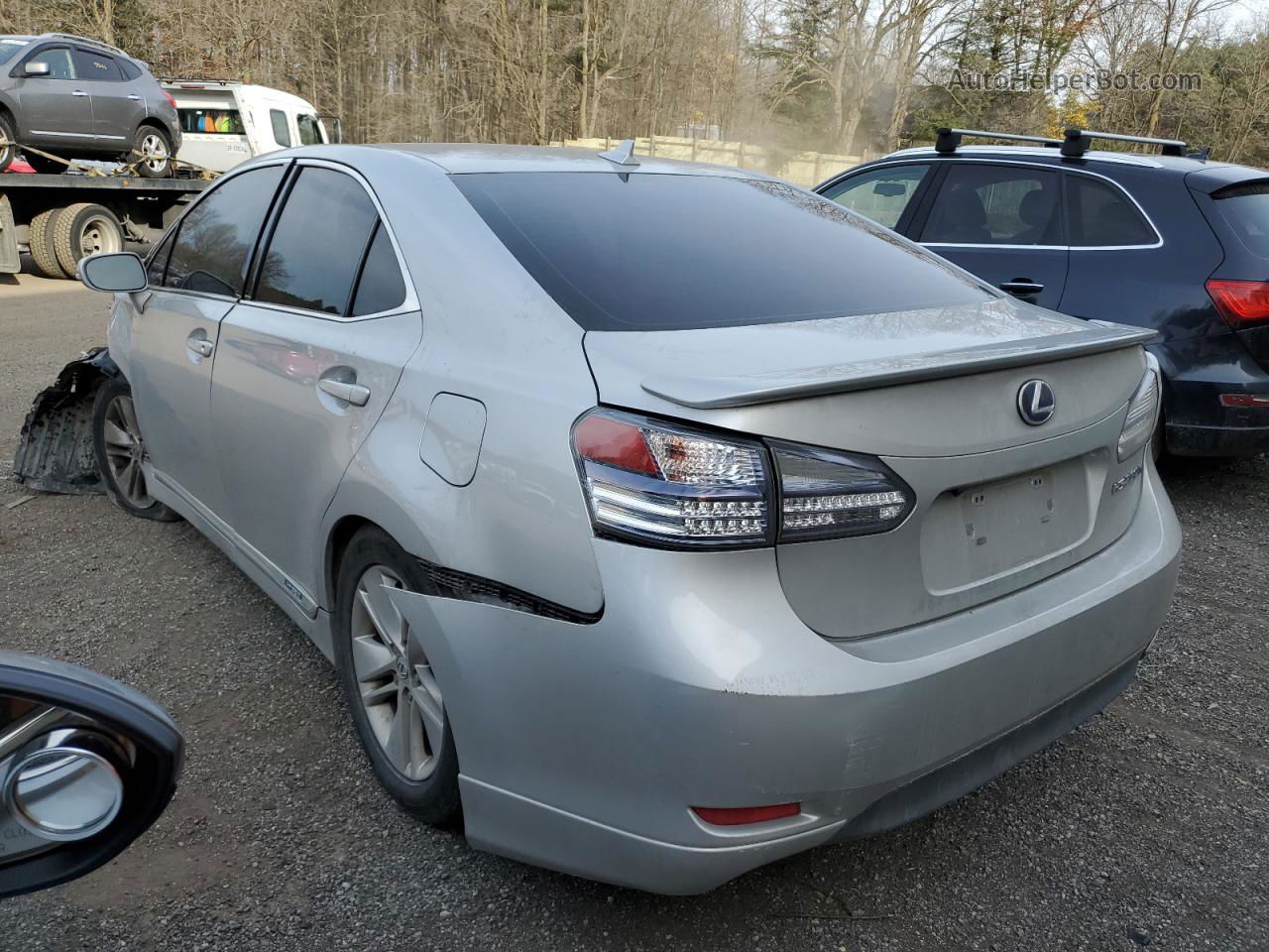 2011 Lexus Hs 250h Silver vin: JTHBB1BA0B2042723