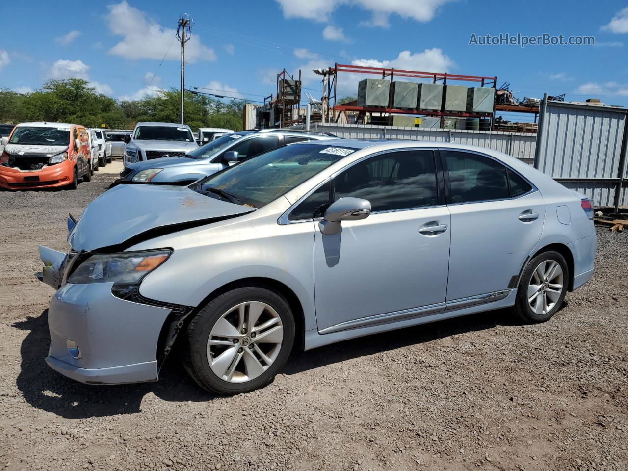 2011 Lexus Hs 250h Silver vin: JTHBB1BA0B2042804