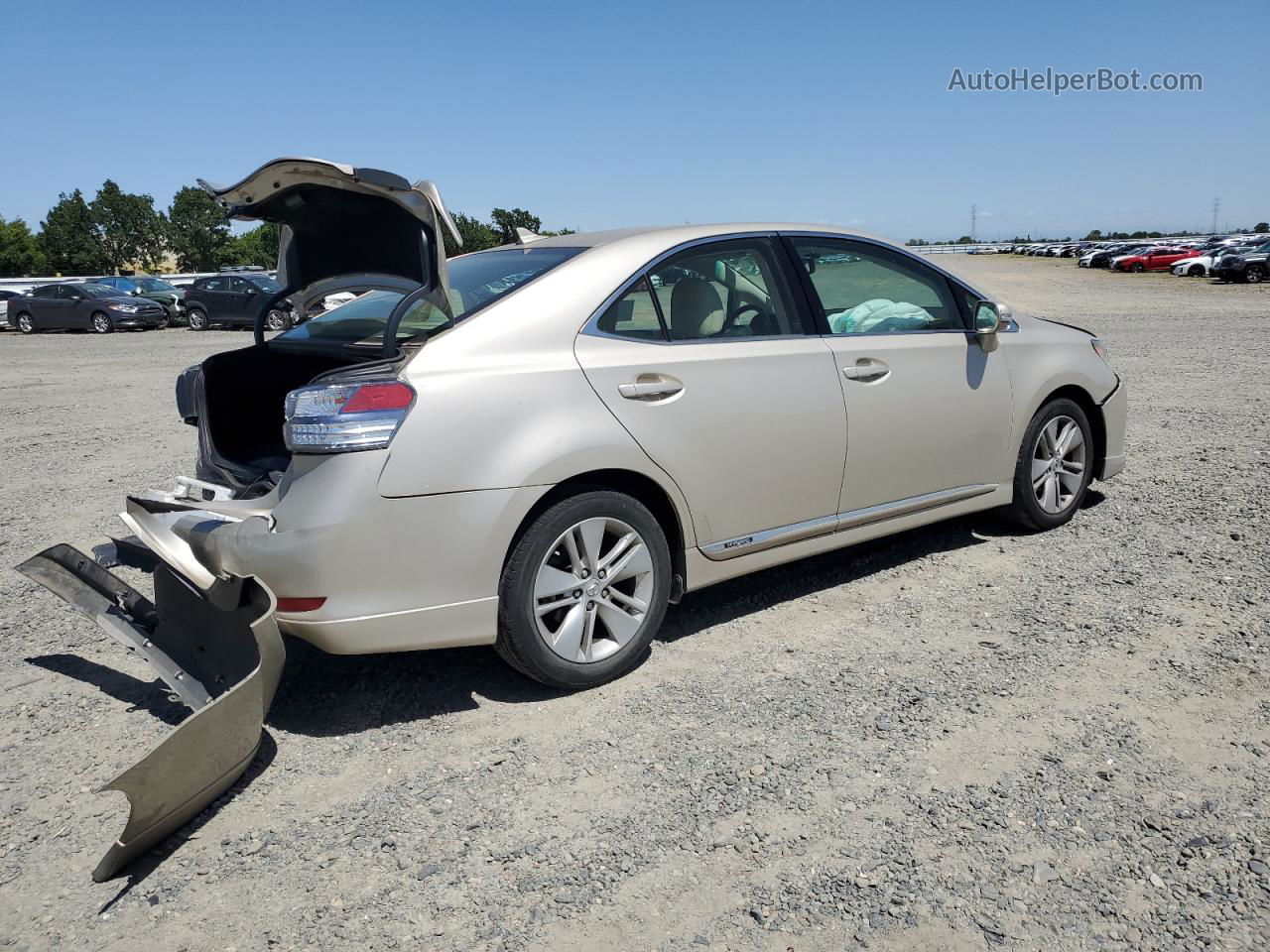 2011 Lexus Hs 250h Beige vin: JTHBB1BA0B2045475