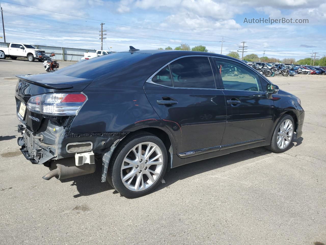 2011 Lexus Hs 250h Black vin: JTHBB1BA2B2042884