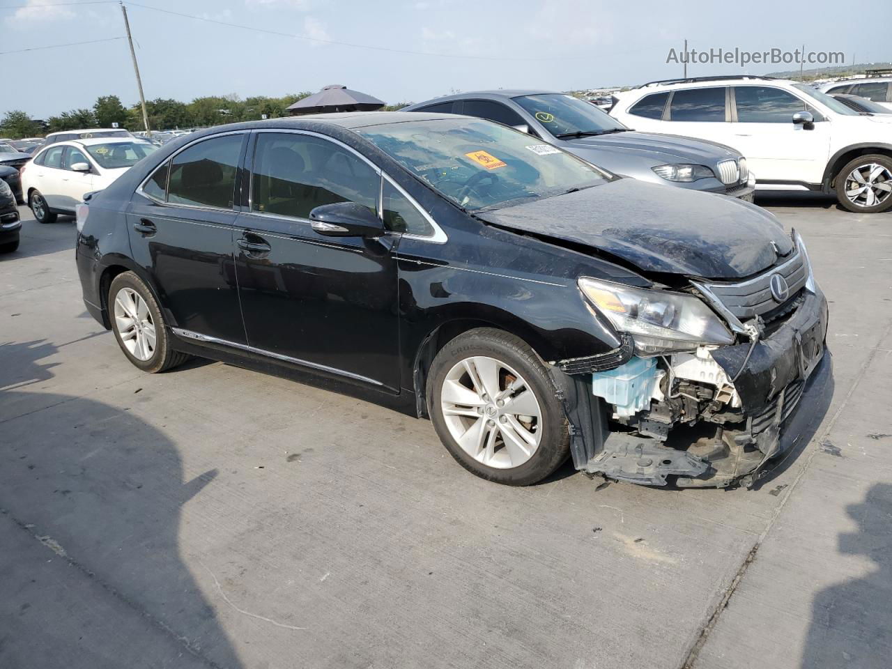 2011 Lexus Hs 250h Black vin: JTHBB1BA2B2043680