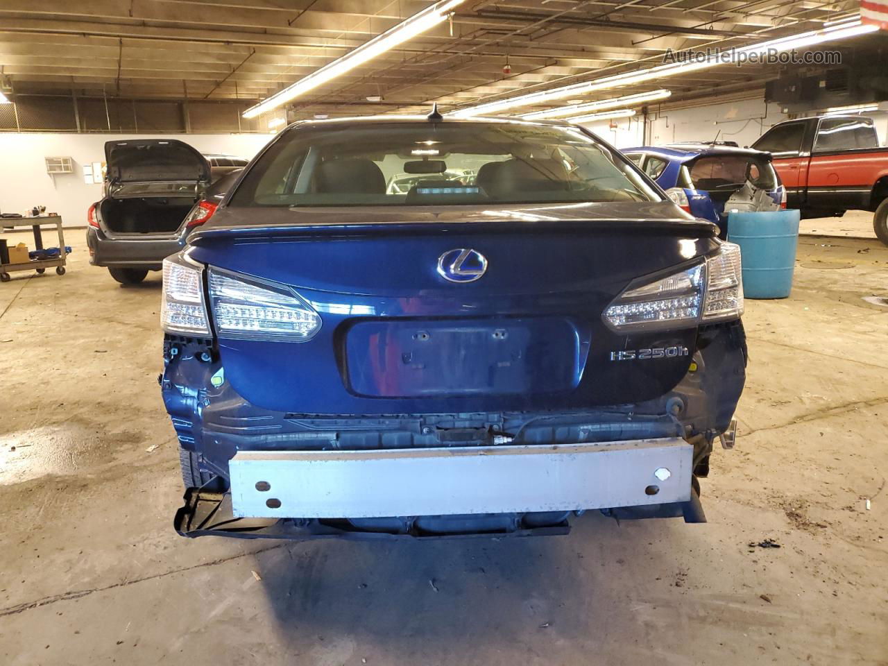 2011 Lexus Hs 250h Blue vin: JTHBB1BA2B2044232