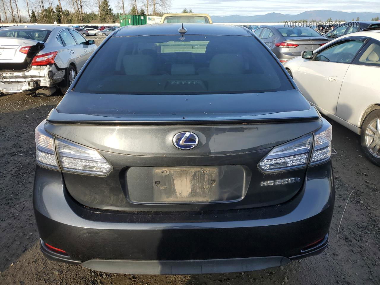 2011 Lexus Hs 250h Charcoal vin: JTHBB1BA3B2043283