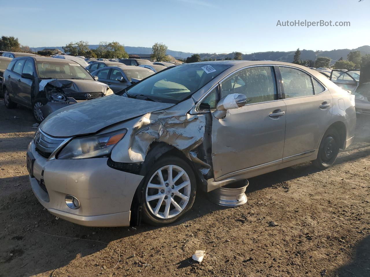 2011 Lexus Hs 250h Tan vin: JTHBB1BA3B2047155