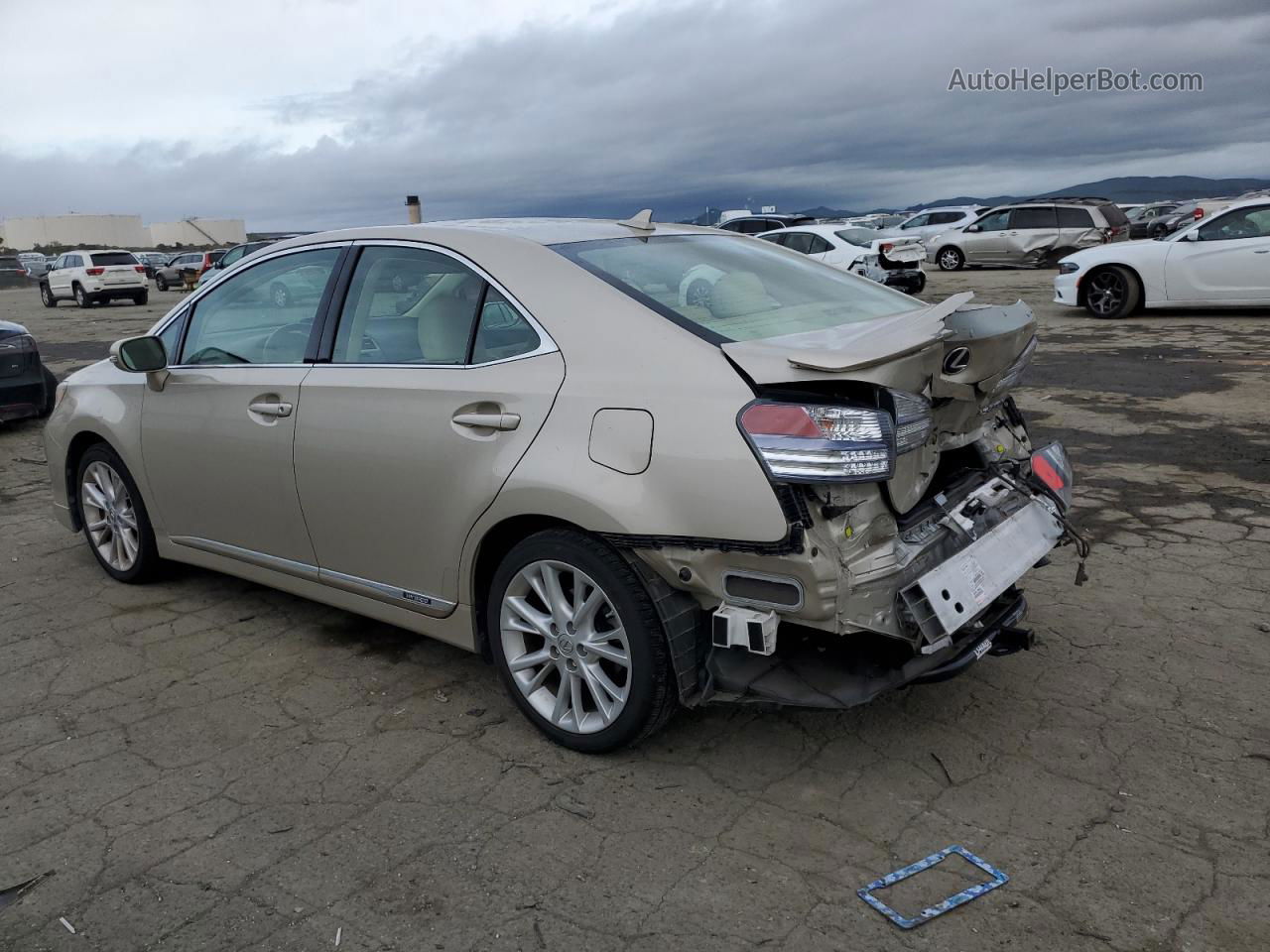 2011 Lexus Hs 250h Beige vin: JTHBB1BA4B2046404