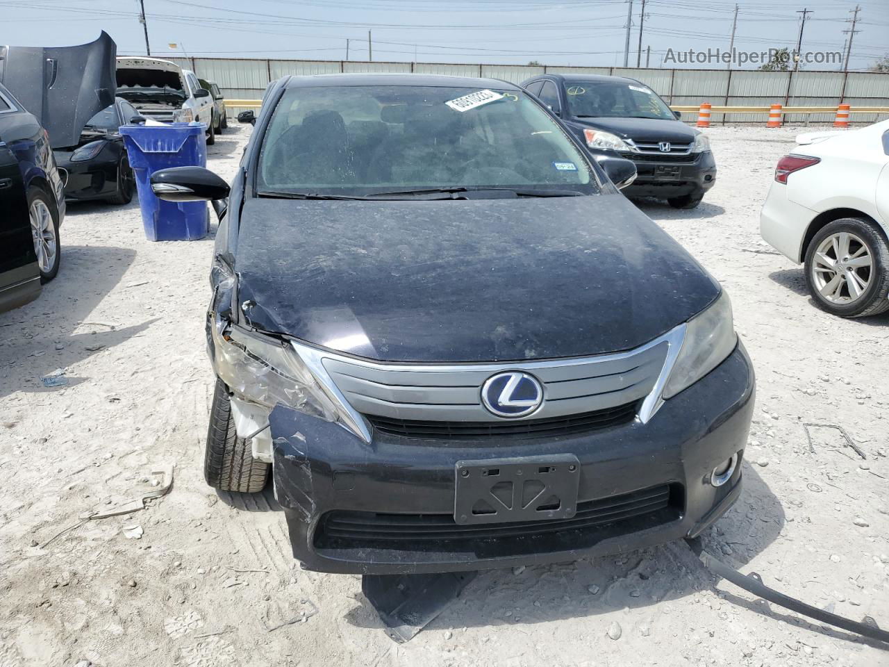 2011 Lexus Hs 250h Black vin: JTHBB1BA6B2045397