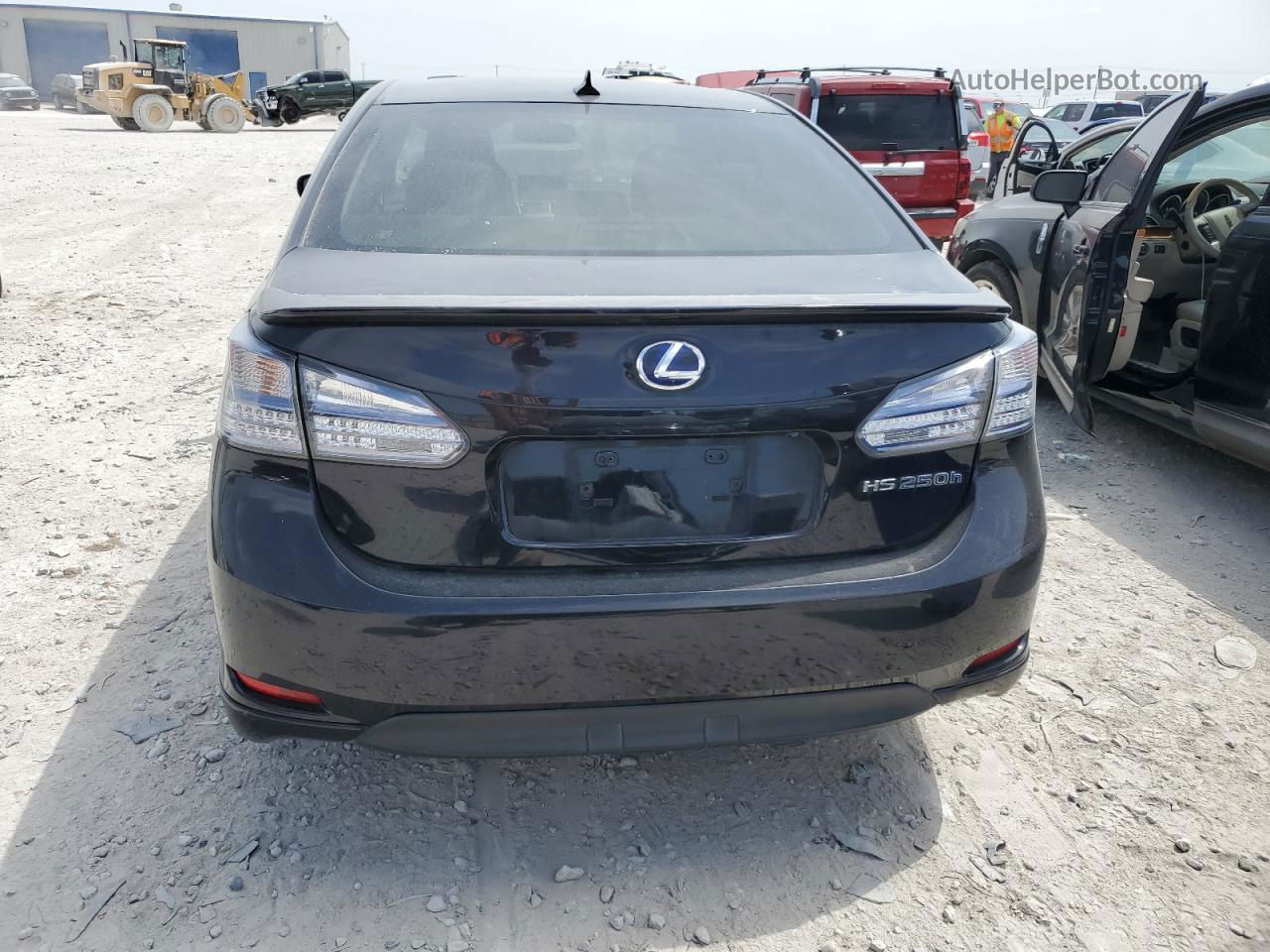 2011 Lexus Hs 250h Black vin: JTHBB1BA6B2045397