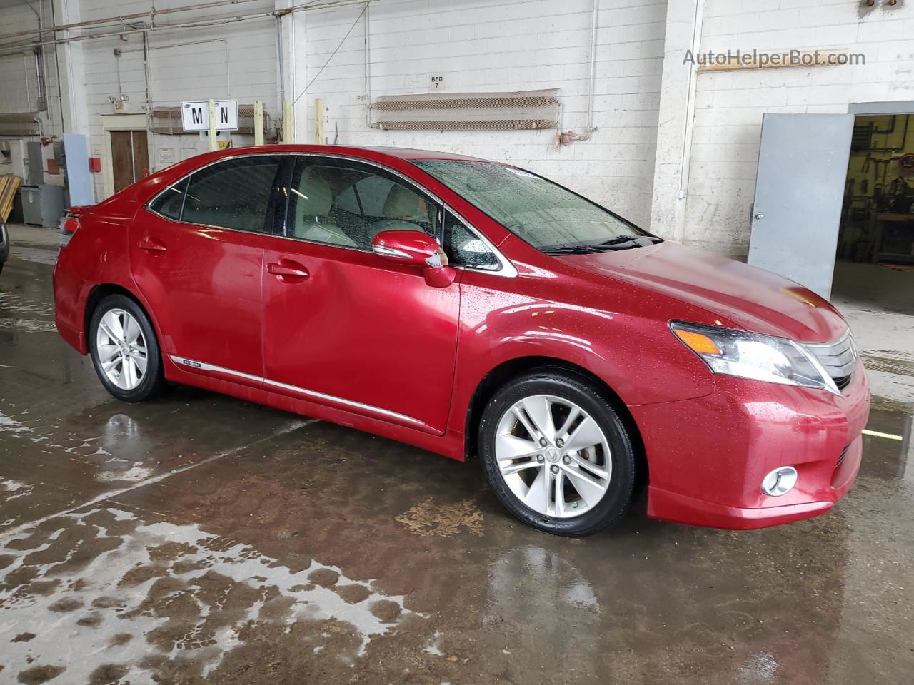 2011 Lexus Hs 250h Red vin: JTHBB1BA6B2047456