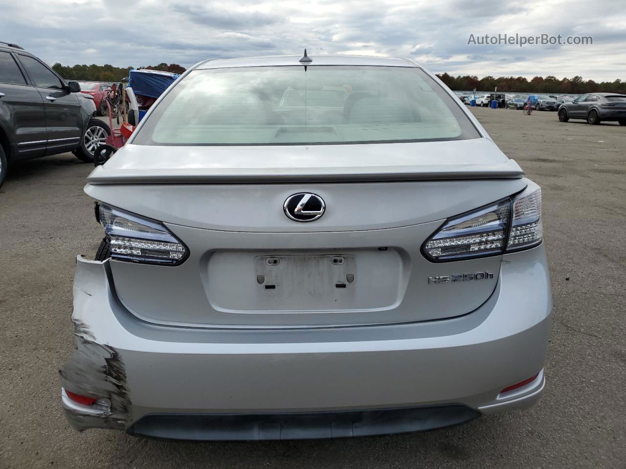 2011 Lexus Hs 250h Silver vin: JTHBB1BA8B2046227