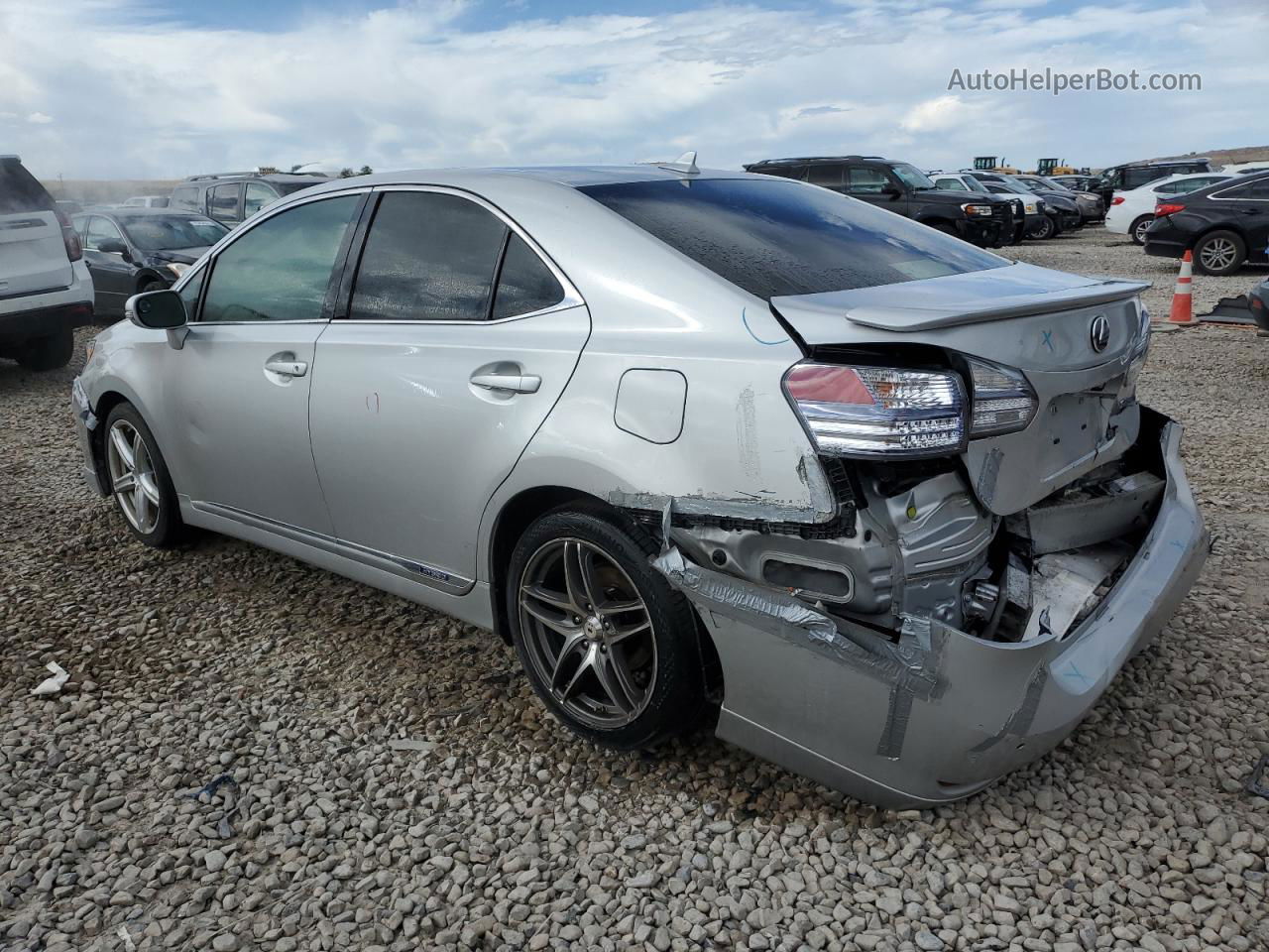 2011 Lexus Hs 250h Silver vin: JTHBB1BA9B2044860