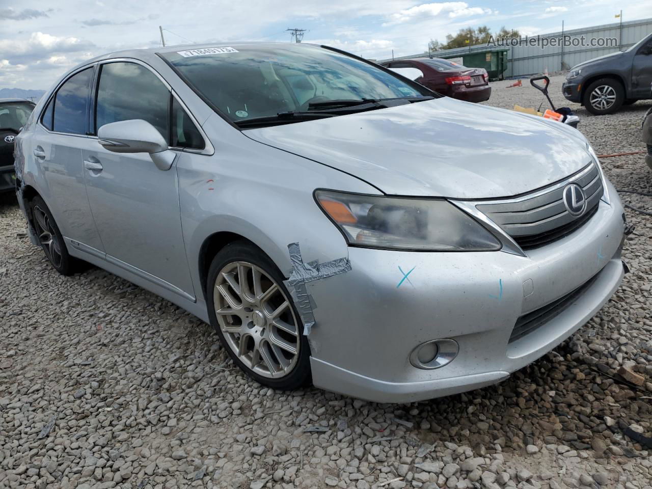 2011 Lexus Hs 250h Silver vin: JTHBB1BA9B2044860