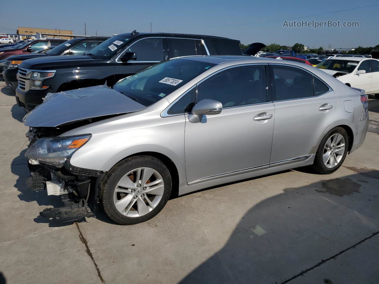 2011 Lexus Hs 250h Silver vin: JTHBB1BAXB2043491